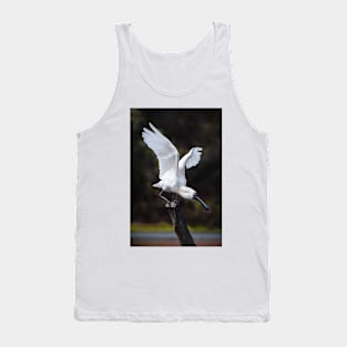 Royal Spoonbill nails the landing Tank Top